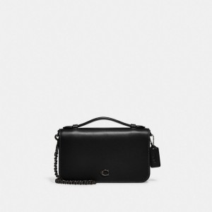 Coach Bea Pewter Crossbodytassen Dames Zwart | BE_CH56344