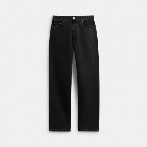 Coach Black Taper In Organic Cotton Jeans Heren Zwart | BE_CH11144