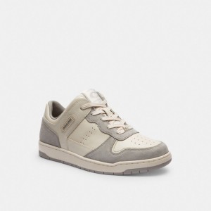 Coach C201 Low Top Chalk Sneakers Dames Grijs | BE_CH44993