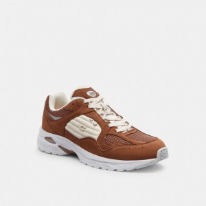 Coach C301 Sneakers Heren Bruin | BE_CH44117
