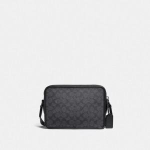 Coach Charter 24 In Signature Crossbodytassen Dames Zwart | BE_CH47960