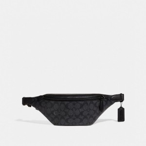 Coach Charter Belt 7 In Signature Heuptas Heren Grijs | BE_CH52784