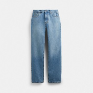 Coach Denim Jeans Heren Blauw | BE_CH93859