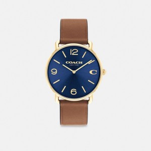 Coach Elliot 41 Mm Horloge Heren Donkerblauw | BE_CH84425