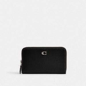 Coach Essential Medium Zip Around Grote Portefeuille Dames Zwart | BE_CH80284
