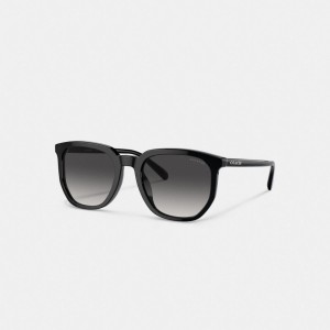 Coach Geometric Square Zonnebril Heren Zwart | BE_CH84845