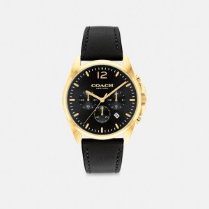 Coach Greyson 43 Mm Horloge Heren Zwart | BE_CH95048