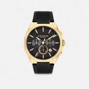 Coach Jackson 45 Mm Horloge Heren Zwart | BE_CH11947
