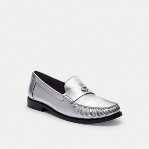 Coach Jolene Loafers Dames Zilver | BE_CH91311