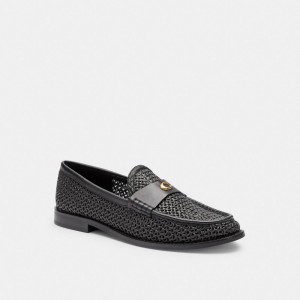 Coach Jolene Loafers Dames Zwart | BE_CH74026