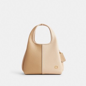 Coach Lana Shoulder 23 In Colorblock Polished Pebble Leather Crossbodytassen Dames Gekleurd | BE_CH56579