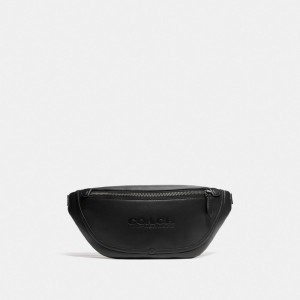 Coach League Belt Copper Heuptas Dames Zwart | BE_CH21874
