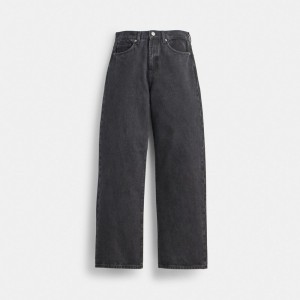 Coach Loose Fit Jeans Dames Zwart | BE_CH78777