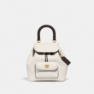 Coach Riya 21 In Colorblock Glovetanned Leather Rugzakken Dames Gekleurd | BE_CH72977