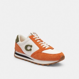 Coach Runner Spice Sneakers Heren Bruin Oranje | BE_CH51483