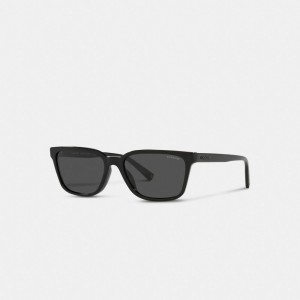 Coach Signature Workmark Square Zonnebril Heren Zwart | BE_CH55503