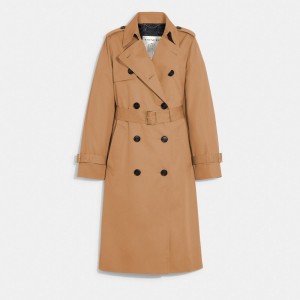 Coach Trench Jassen Dames Khaki | BE_CH11479