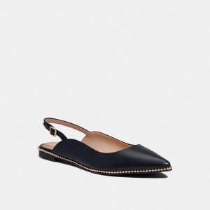 Coach Vae Skimmer Loafers Dames Zwart | BE_CH16114