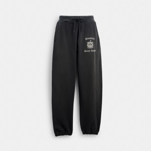 Coach Vintage Pull On Joggingbroek Heren Zwart | BE_CH29609