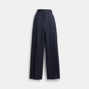 Coach Wide Leg Broek Dames Donkerblauw | BE_CH12245