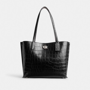 Coach Willow Tote Dames Zwart | BE_CH69945